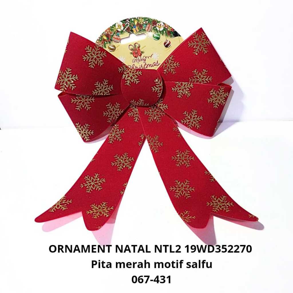 CHRISTMAS DECORATIVE RIBBON/ORNAMENT/CHRISTMAS DECORTATION/MERRY CHRISTMAS