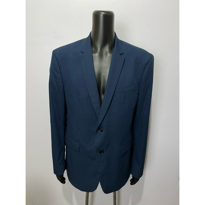 Zaraman เสื้อแจ็คเก็ตลําลองหนังกลับสีดํา eur 56 xxl