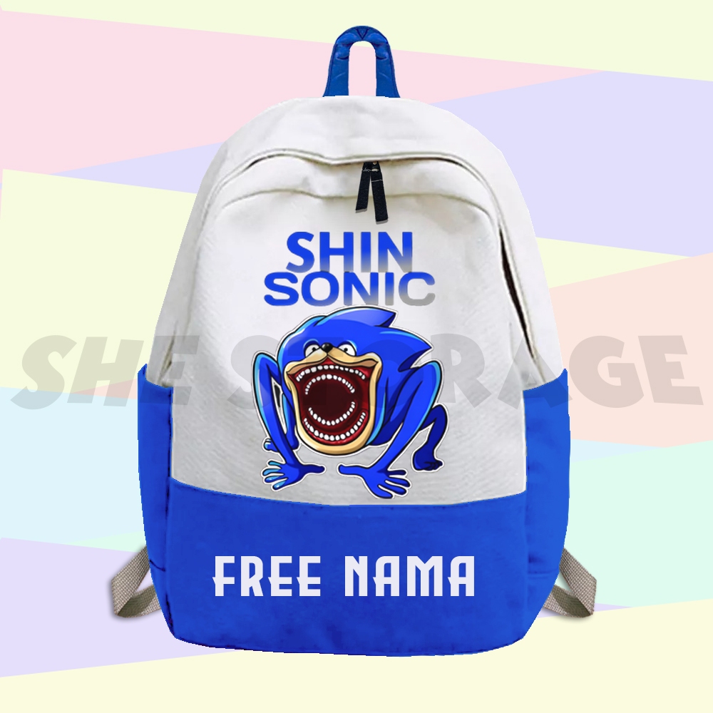(ชื่อฟรี) กระเป๋าเป้เด็ก กระเป๋านักเรียนเด็ก SHIN SONIC TAAPES 2