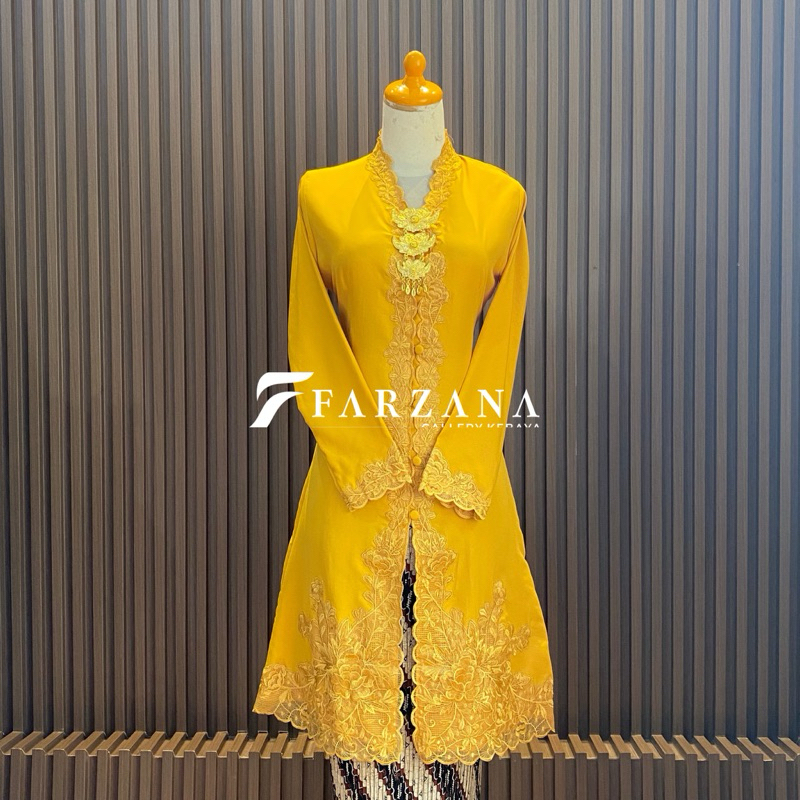 Katun เสื้อเย็บปักถักร้อยที่เข้ากันทันสมัยล่าสุด Kebaya แขนยาว ผ้าฝ้ายไมโคร