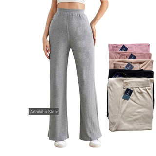 Adhduha - CELANA PANJANG WANITA / CELANA KULOT HIGHWAIST KOREAN STYLE JUMBO BIGSIZE MELAR NYAMAN ADEM