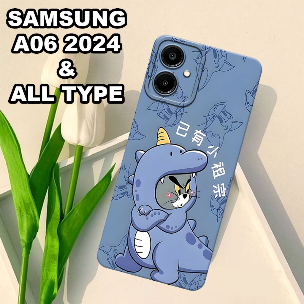 HP G58 - เคสกล้อง SAMSUNG A06 pro ใหม่ล่าสุด 2024 - SAMSUNG A06 2024 ซิลิโคน - COUPLE Motif - SAMSUN