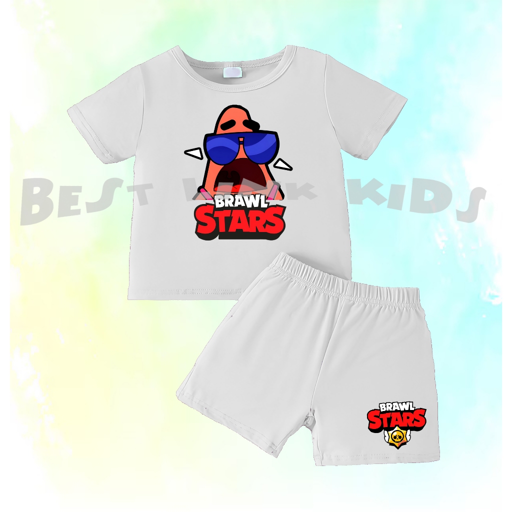 ชุดเด็ก Brawl Star Patrick Buzz Free Name ชุดเด็ก
