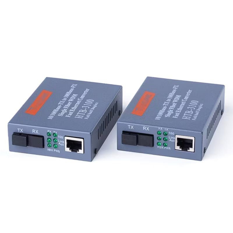 NETLINK HTB 3100 Media Converter ไฟเบอร์ออปติก A+B