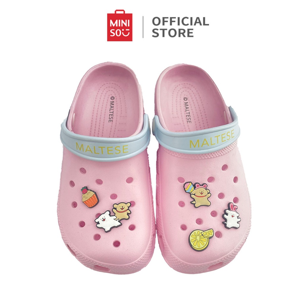Miniso Matese Collection รองเท้าแตะผู้หญิง รองเท้าแตะผู้หญิง เบาและไม่กันลื่น รองเท้าแตะแฟชั่น EVA