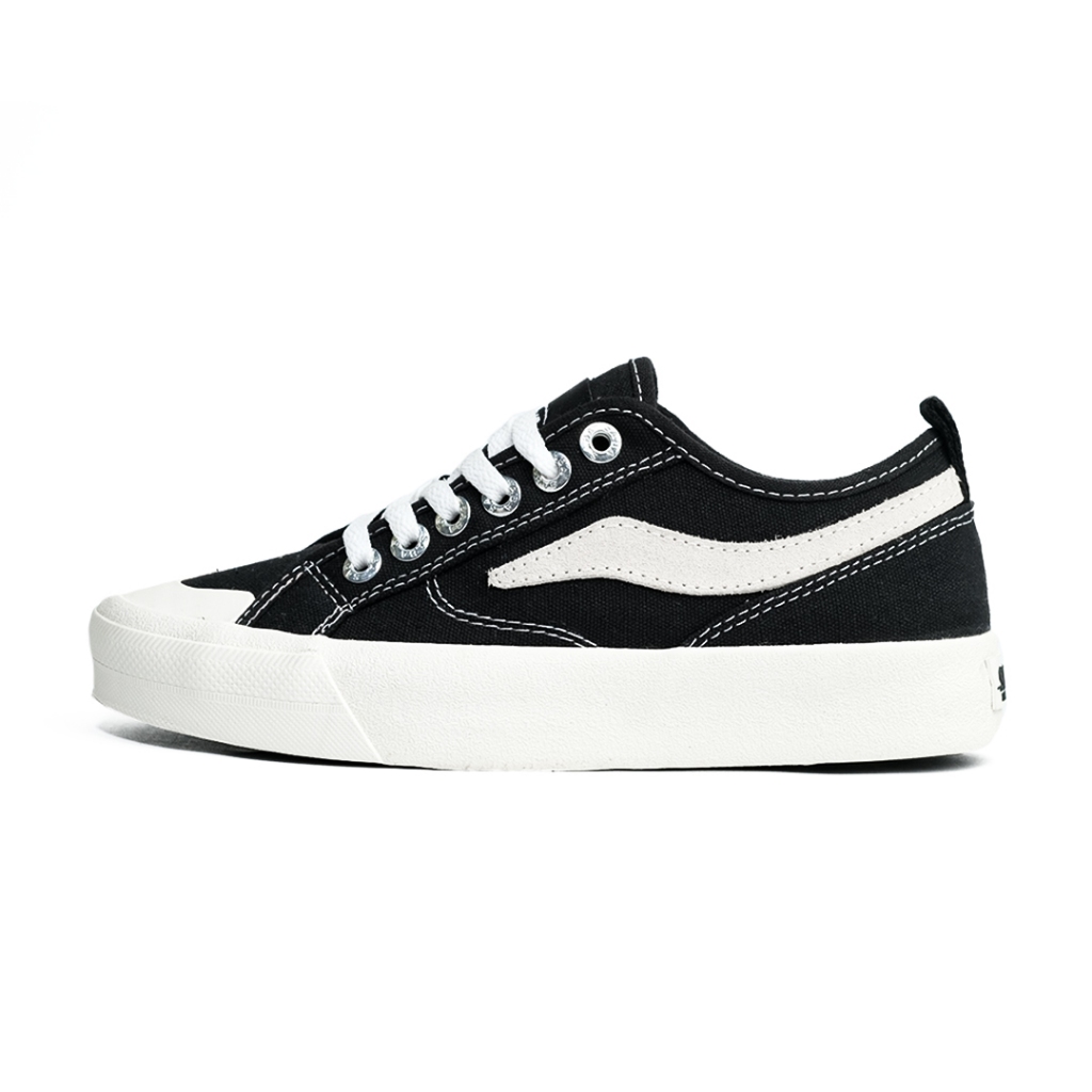 Saba Veron Black White - รองเท้าผ้าใบลําลองผู้ชายผู้หญิง