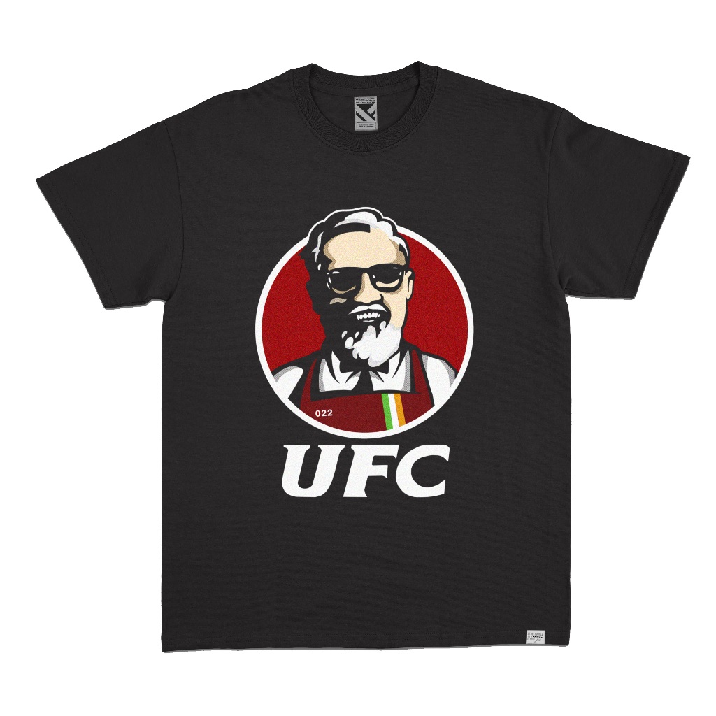 เสื้อยืด ZeroTwentyTwo Ufc | เสื้อยืด Ufc สีดําสําหรับผู้ชายและผู้หญิง
