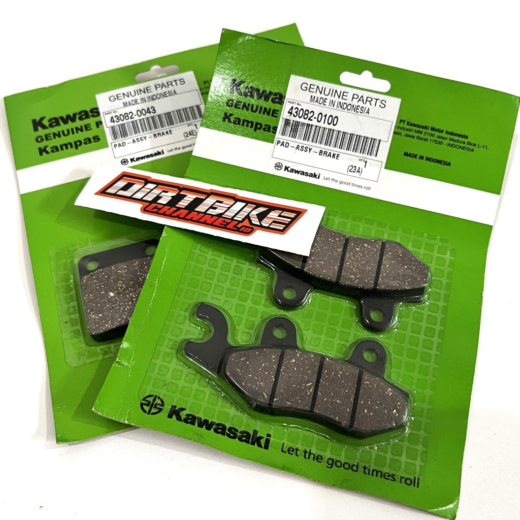 ผ้าเบรคหน้าและหลัง ORIGINAL สําหรับ KAWASAKI KLX 150 DTRACKER 150 KLX 230 KLX 140