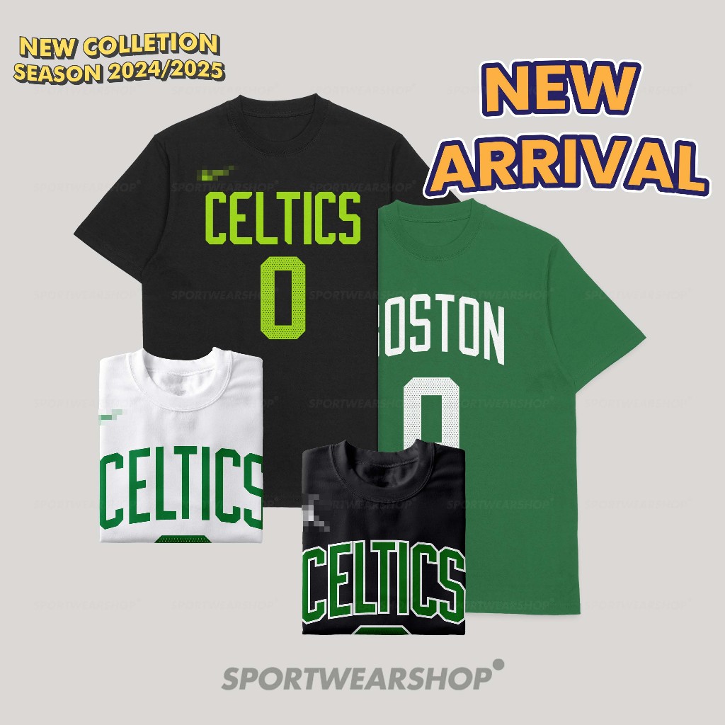 เสื้อบาสเก็ตบอล Boston Celtics Unisex No.0 Jayson Tatum