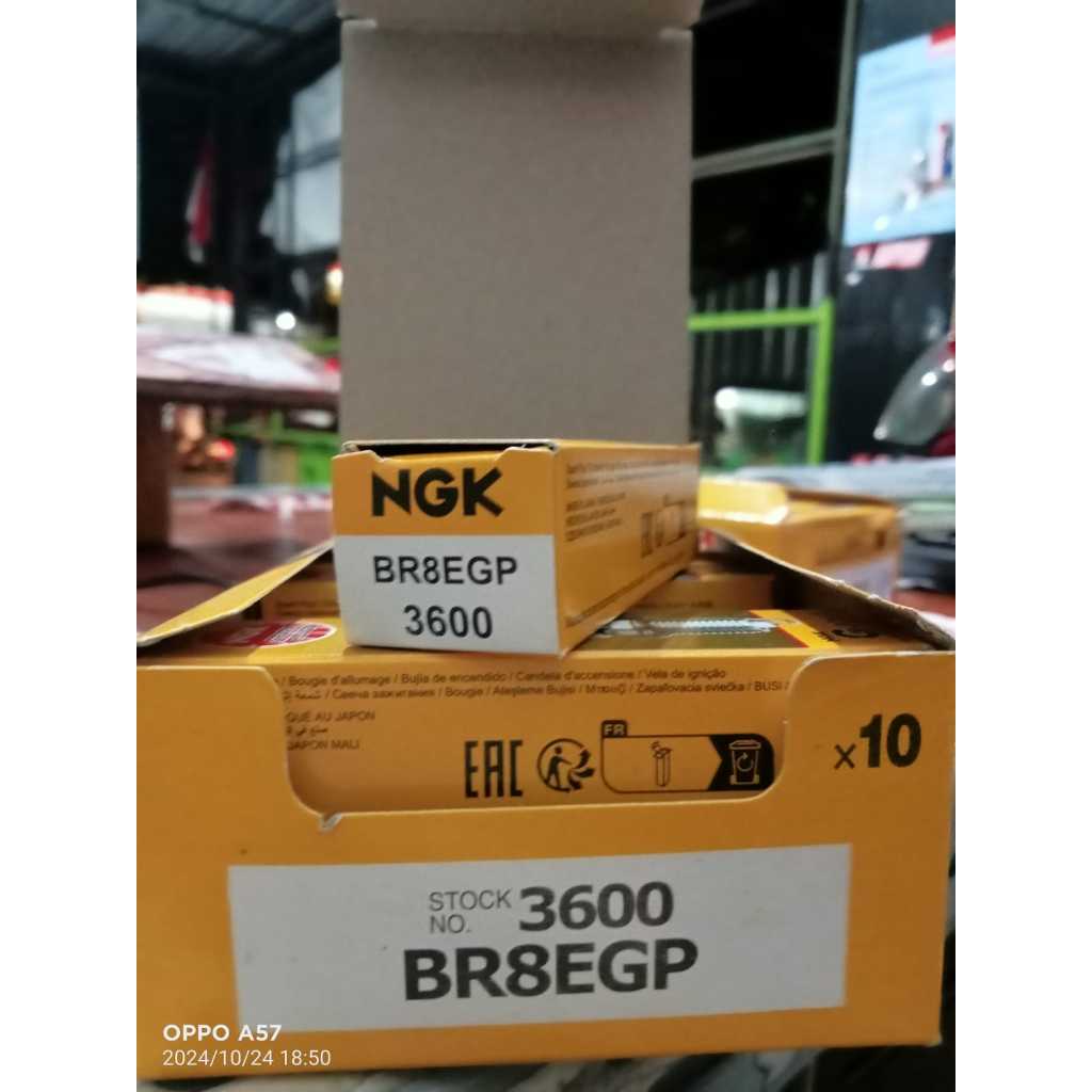 1 PACK NGK BR8EGP GPOWER Busi Racing BR8EGP motor bebek dan matic 2T NGK G-Power Platinum BR8EGP Spa