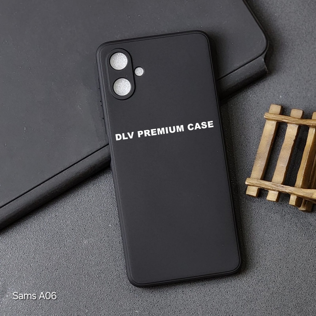 SAMSUNG A06 MACAROON BLACK PREMIUM SOFT CASE สีดํา SAMSUNG A06 MSB