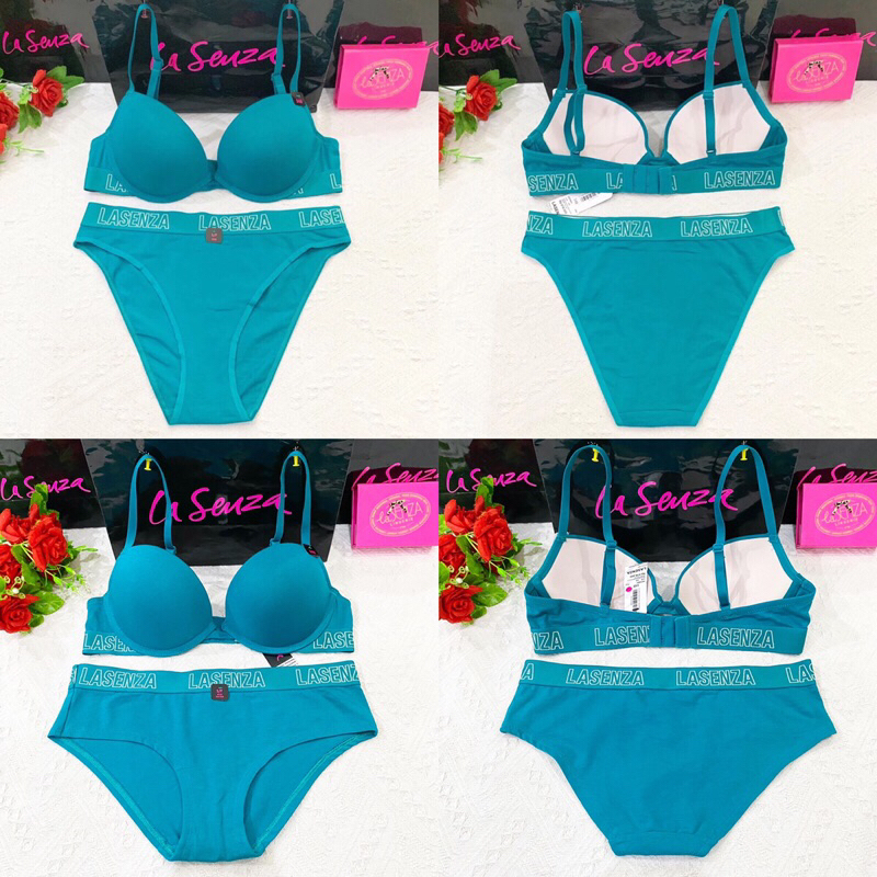 La senza Original Bra Set Remix Cotton Push Up Size 32A/XS 32B/S 32C/S 34A/S,M 34B/S,M 34C/M 36B/M,L