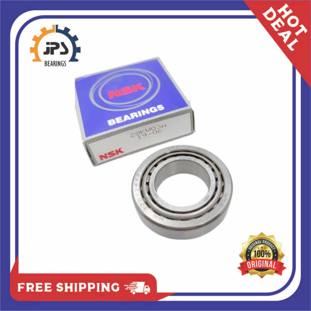 LAKER BEARING 30305 เข็มเคลือบด้านหน้า CARRY ST100 ZEBRA S89 NSK JAPAN