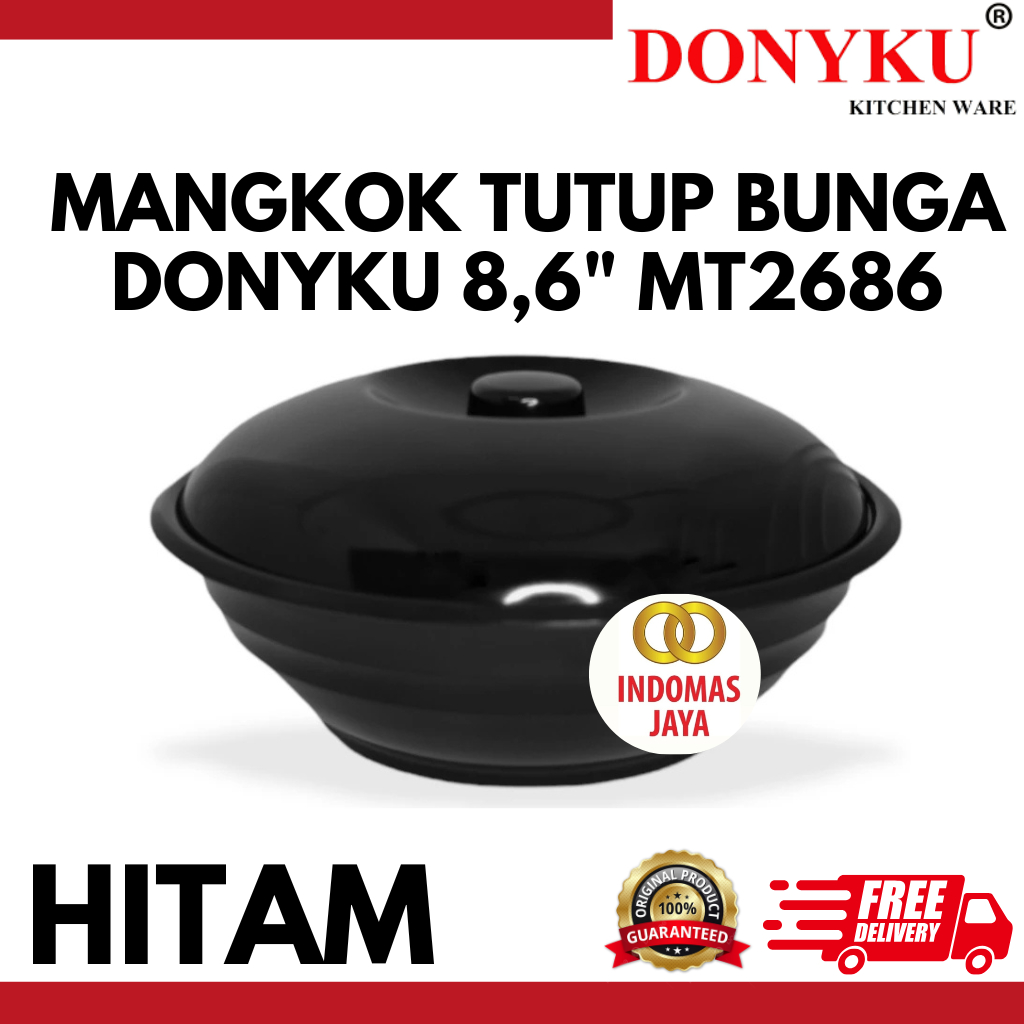 ชามฝาเมลามีน 8.6 นิ้ว - ชามผัก - ชามเสิร์ฟ - ชามเมลามีนขนาดใหญ่ - ภูเขา2686 สีดํา