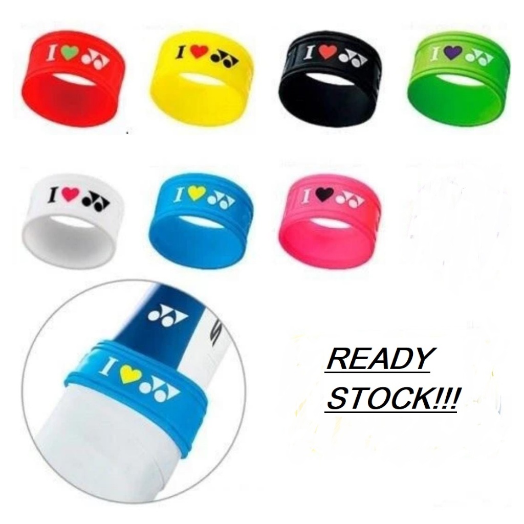 ไม้เทนนิส Grip Band แหวนไม้เทนนิสแบบกําหนดเอง I LOVE YY นูนสวยเรียบร้อยและหนา