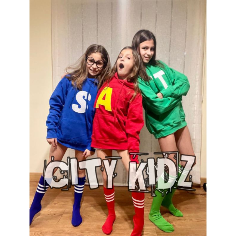 Alvin Children& 39;s Hoodie Costume THE CHIPMUNKS