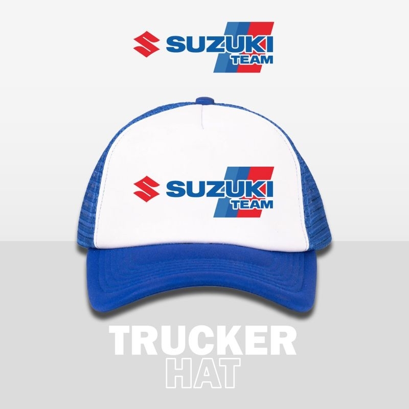 หมวก SUZUKI TEAM STRUCKER BLUE WHITE