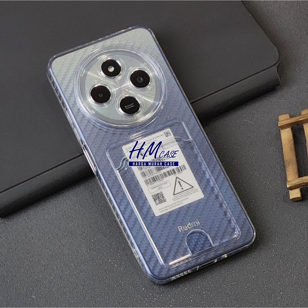 Poco C75 Card Slot Case / Clear Card Case Poco C75 Poco C65