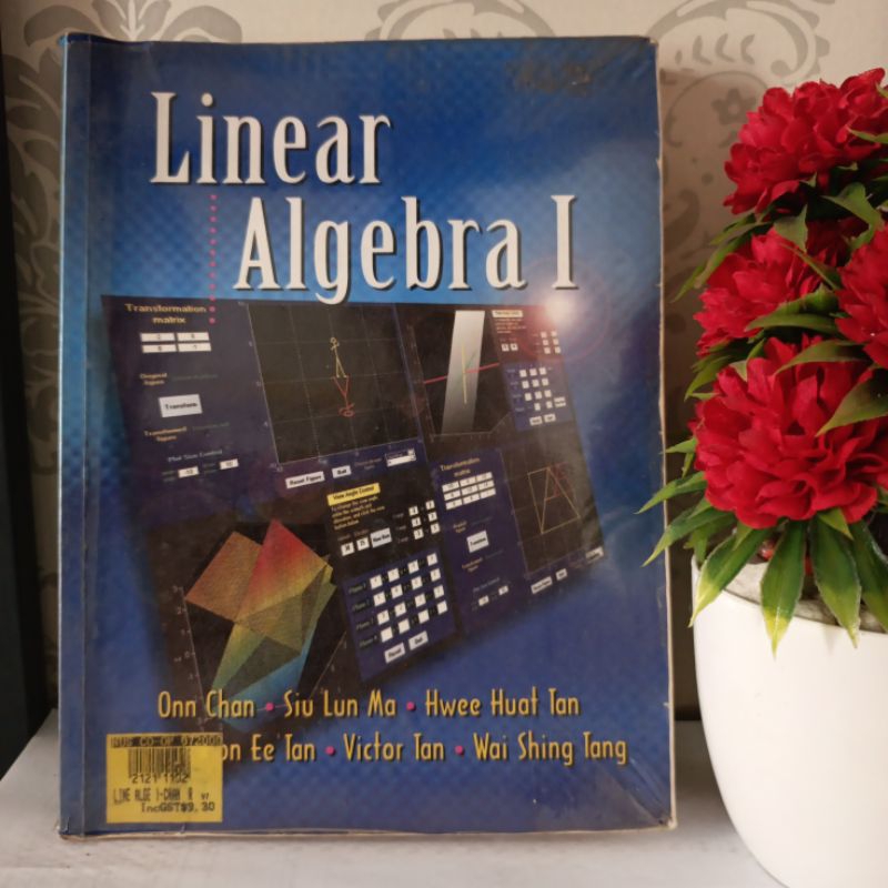 หนังสือนําเข้าต้นฉบับ - LINEAR ALGEBRA 1