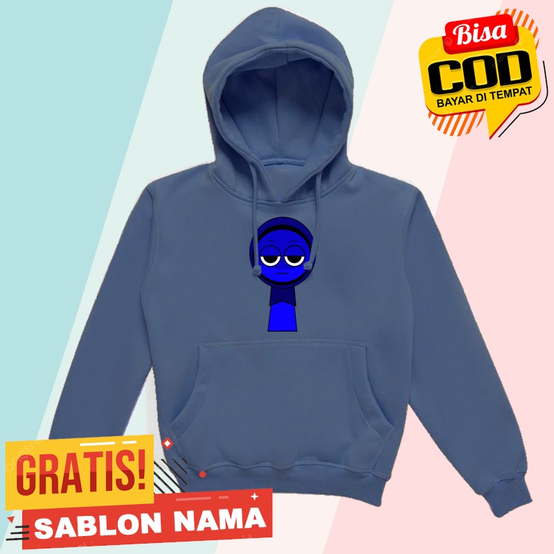 เสื้อแจ็คเก็ตมีฮู้ด CHILDRENS พร้อม SPRUNKI FUNBOT JEVIN CHARACTER MOTIF