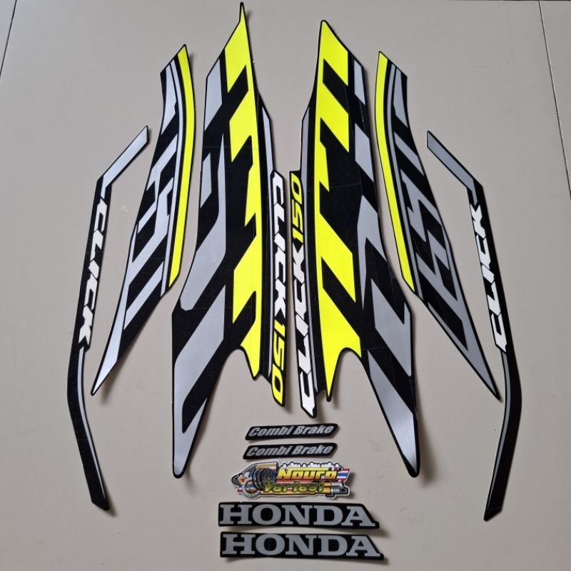 Hitam STABILO Striping Honda Vario 150i click 150i 2021 2022 ไฮไลท์สีดํา คุณภาพดีที่สุด
