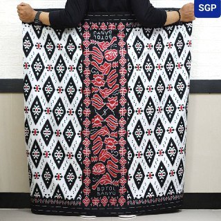 ข้อเสนอใหม่ Goyor Bottle Sarong ของแท้ Banyu สีดําและสีขาวผู้ใหญ่ผู้ชายเรยอน Super ล่าสุด Modern Cj_