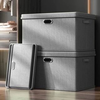 Asrama + Rumah Storage box dan tutup berkapasitas besar - Container box Asrama Dapat Dilipat - Organizer box Luar Ruangan - Kotak Penyimpanan Mainan - Kotak Buku Multifungsi - Kontainer box serba-serbi