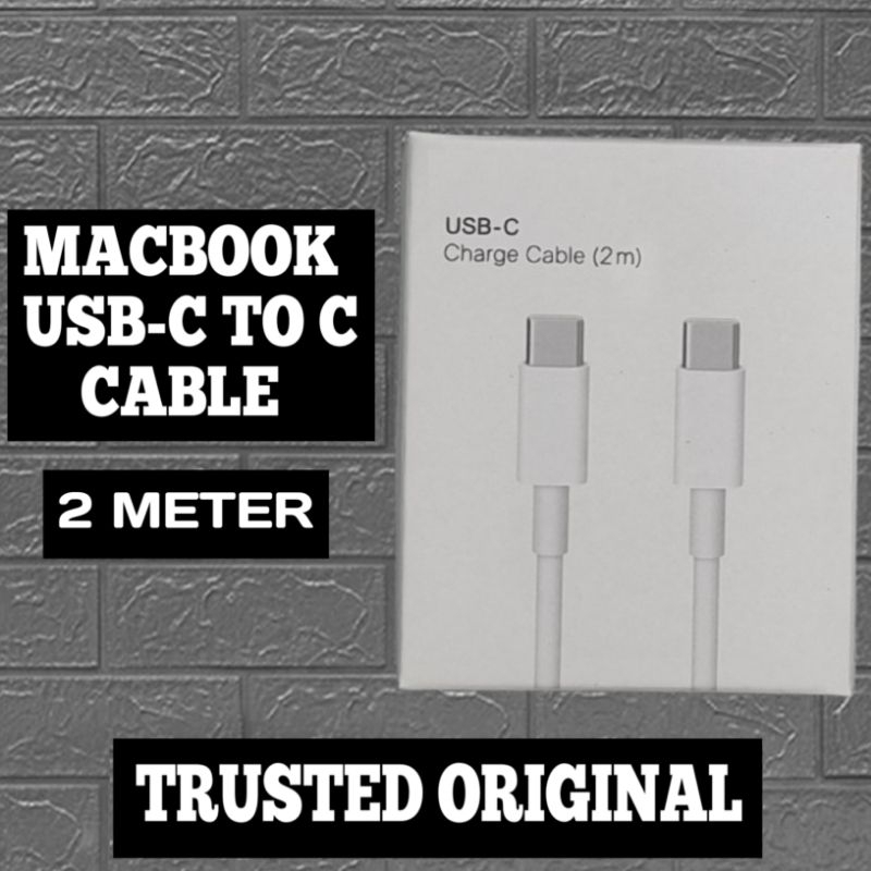 สายชาร์จ Macbook USB-C 2 เมตร - ชาร์จเร็ว