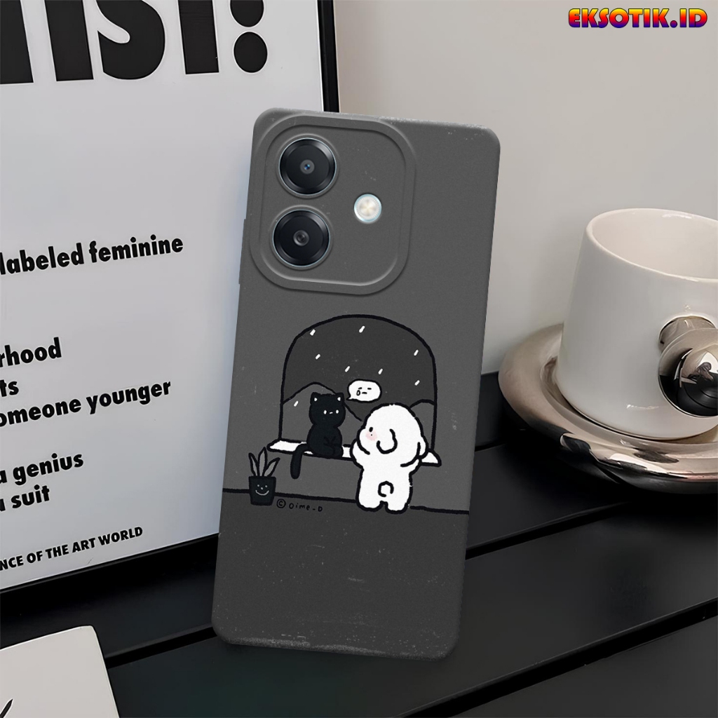 เคส Oppo A3x - เคส Oppo A3x - เคสแฟชั่น - Oppo A3x Silicone - Cool and Cute Motif - เคส Oppo A3x - ว