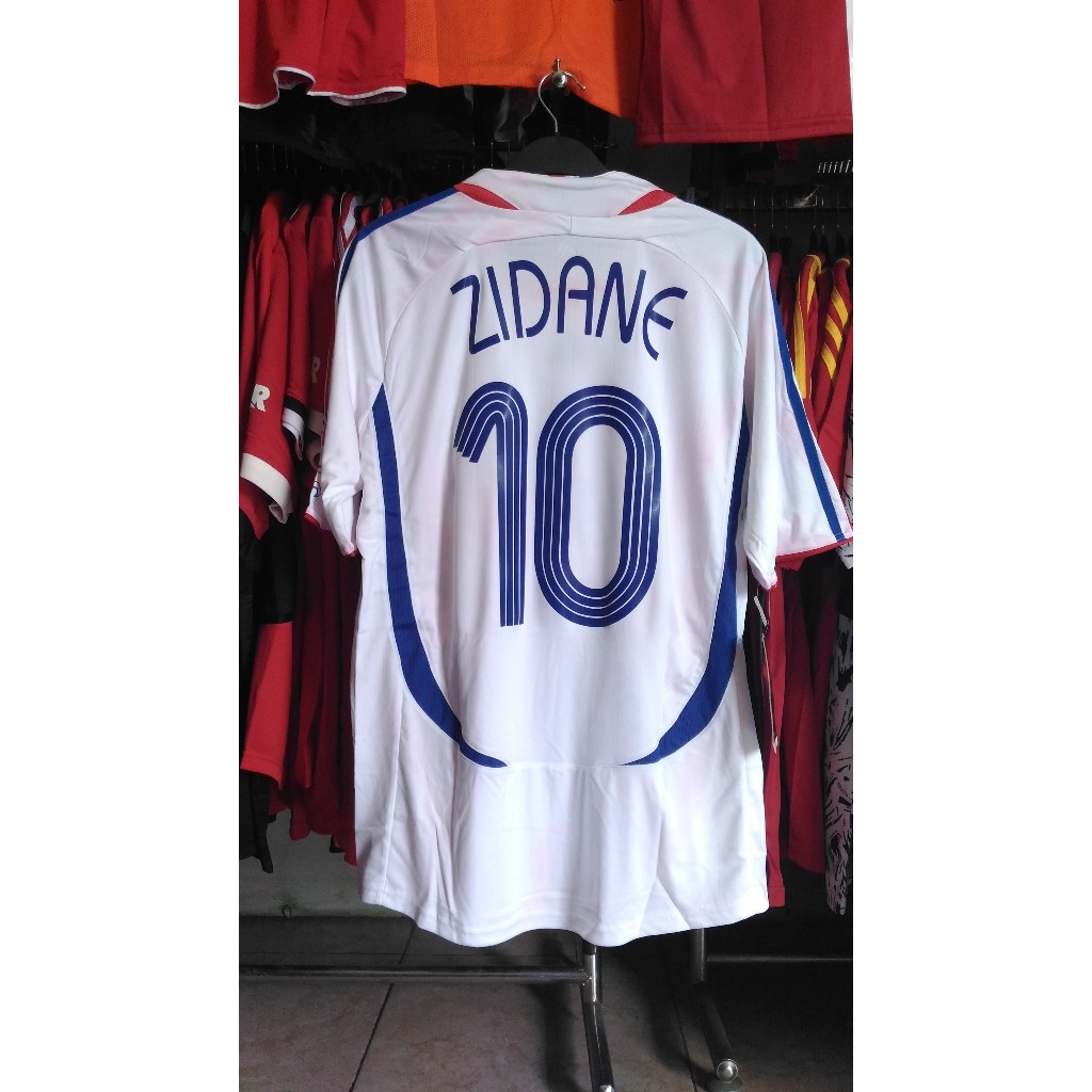 เสื้อฟุตบอล Retro GO France 2006 Away ZIDANE 10