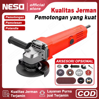 NESO German Tool Mesin Gerinda Tangan 4 inch 100mm (COD) kecepatan variabel Angle Grinder mini Grinda NT850