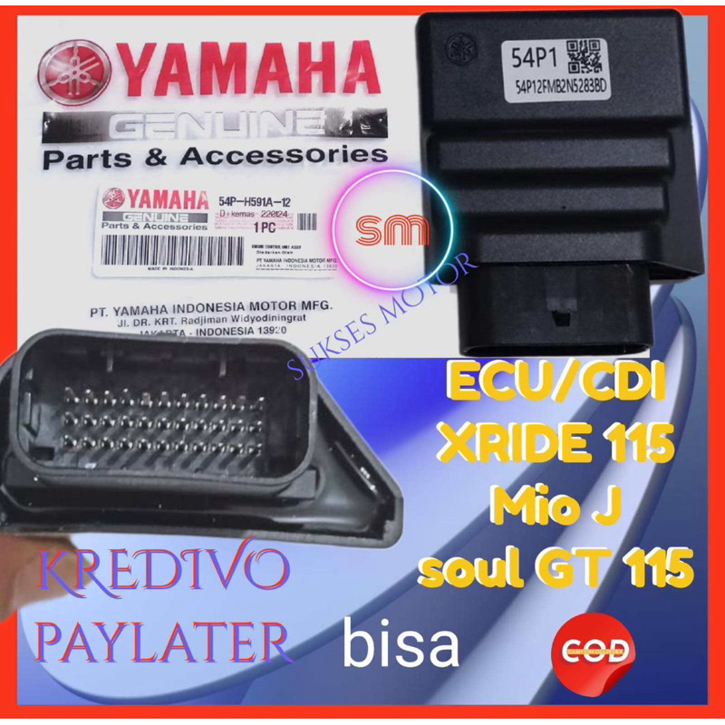ECU ECU CDI YAMAHA MIO J GT115 XRIDE 54P1 54P0 YAMAHA READY