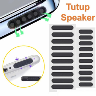 APEN 10pcs Stiker Penutup Lubang Speaker Anti Debu Sticker Jaring Untuk HP Universal Barang Unik
