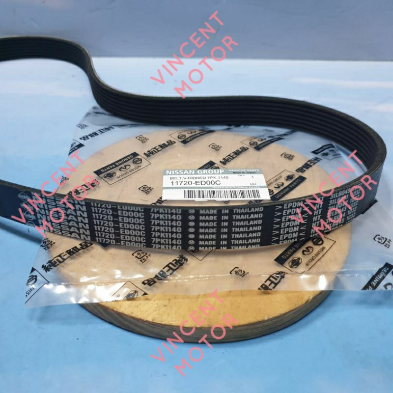 FAN BELT FAN BELT VAN BELT 7PK1140 7PK 1140 L10 GRAND LIVINA 1.5 EVALIA ORIGINAL THAILAND 1PCS