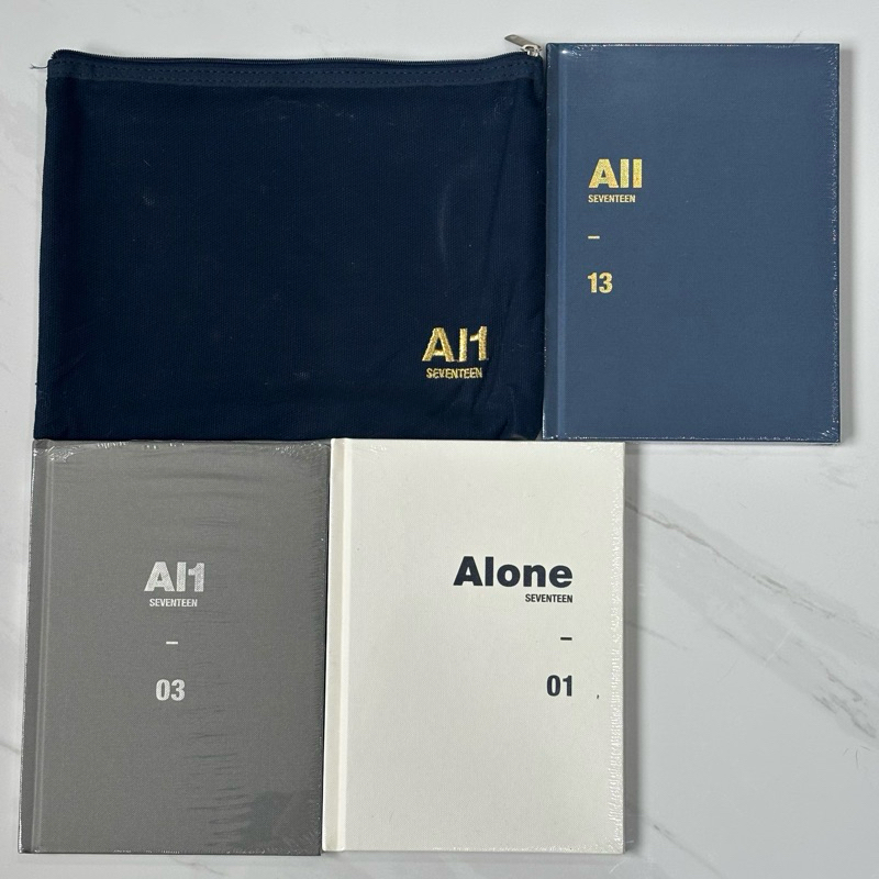 SVT SEVENTEEN AL1 SHOWCASE OFFICIAL MD MERCHANDISE POUCH + HARD CORR NOTEBOOK SET 3PCS PRELOVED UNUS