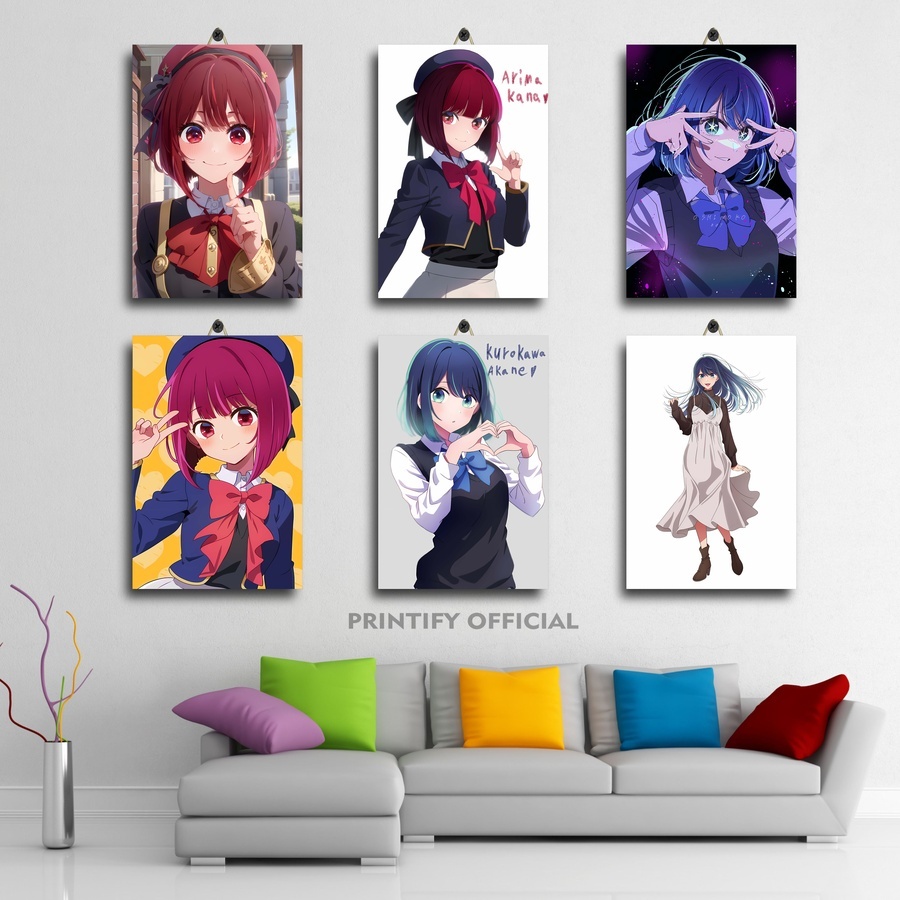 Hoshino Oshi No Ko Anime Wall Display / Printify Official / Wall Display /ANG|RNXFA
