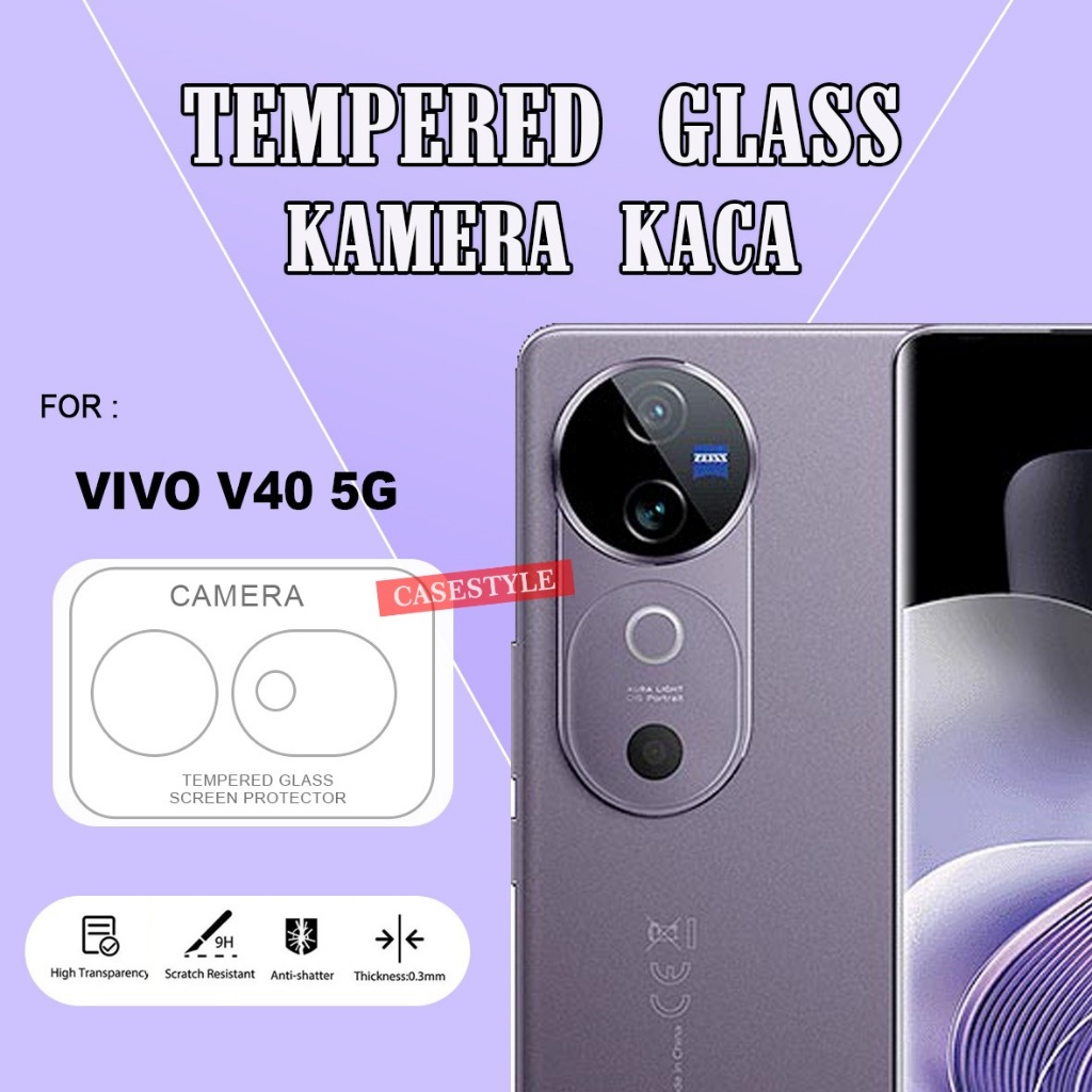 กล้องป้องกันรอยขีดข่วน Vivo V40 5G Vivo V40 Pro Vivo Y21 Y21S Y21A Y21TV Vivo Y33S Vivo Y33T Vivo T1