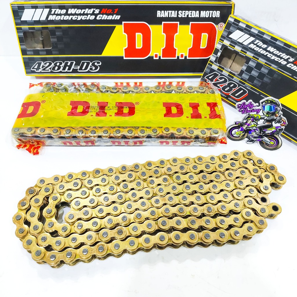 DID 428H-DS HDS 130 140 โซ่ดั้งเดิม
