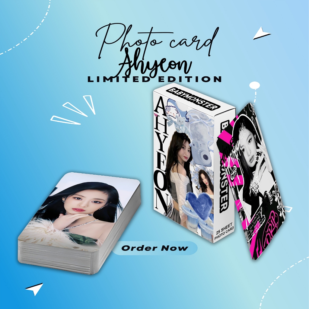 AHYEON BABY MONSTER PREMIUM PHOTOCARD SET 25 แผ่น