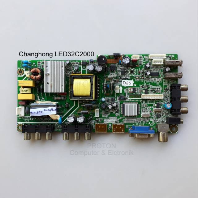 MESIN Changhong LED32C2000 LED LCD TV เมนบอร์ด 32C2000 29C2000 LED29C2000 LED32B2500 32B2500 PCB Man