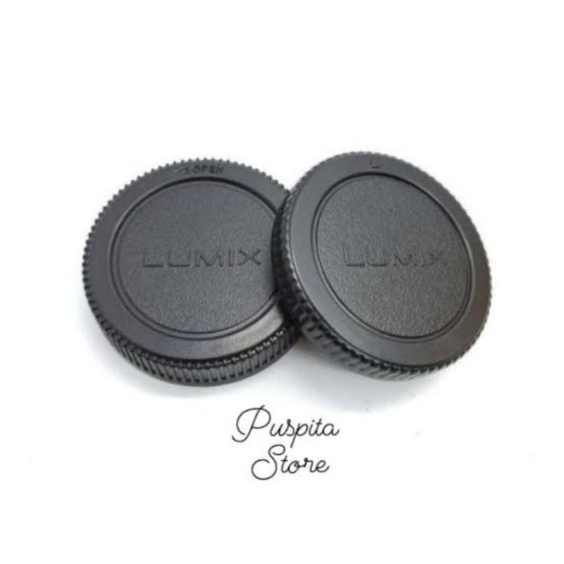 1 ชุด Body Cap & MFT M43 เลนส์ Lumix / Olympus - ฝาปิดหลัง