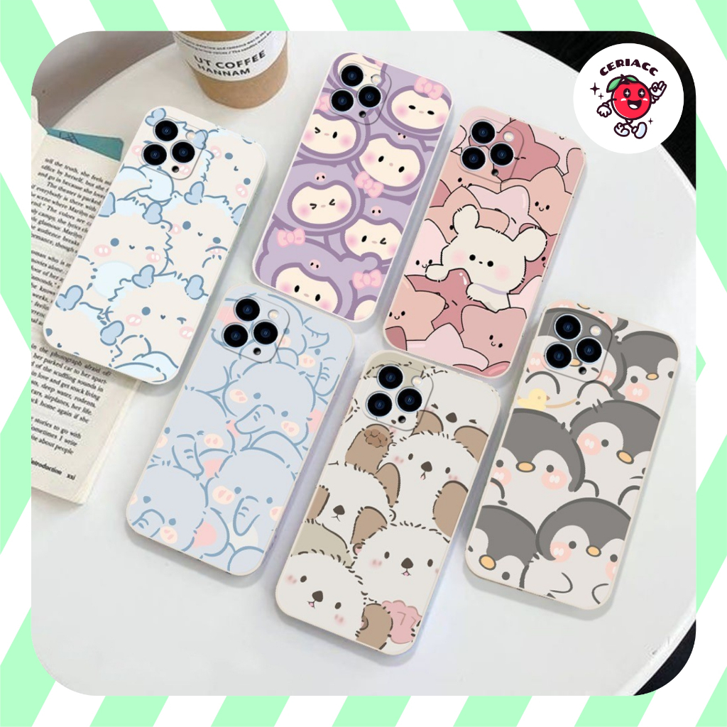 LENS PROTECTOR PRINTING เคสสัตว์น่ารัก infinix note 8i hot 11s nfc 12 play 20 5g 10s 20i note 12 202