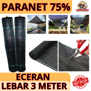 Paranet 75% ECERAN ( LEBAR 3 meter ) Jaring Peneduh - ANTI UV