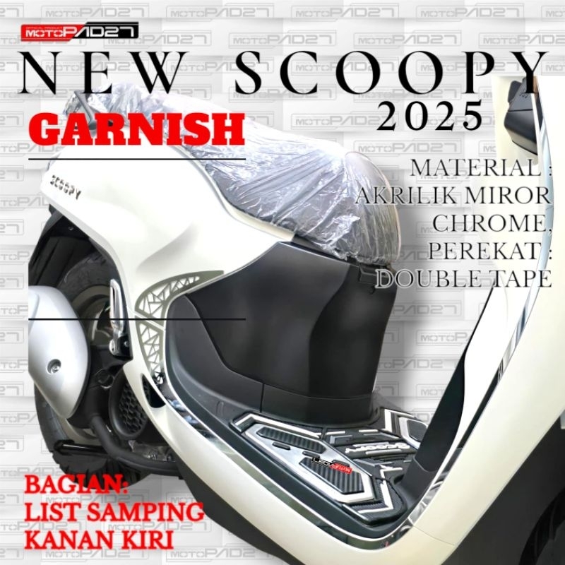 New Scoopy 2025 Premium Acrylic Motorcycle Garnish - รูปที่ 4