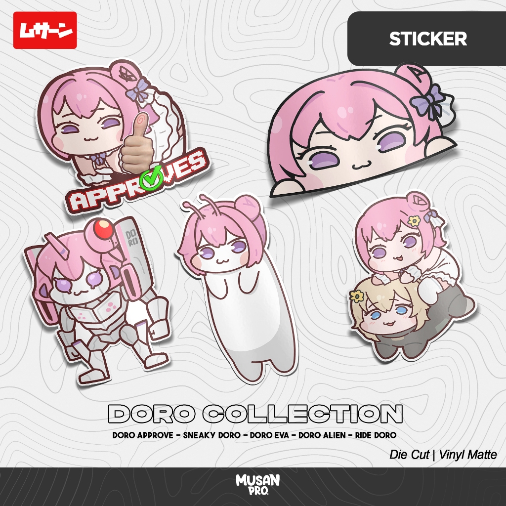สติ๊กเกอร์ Nikke - Doro Collection - มิซาน