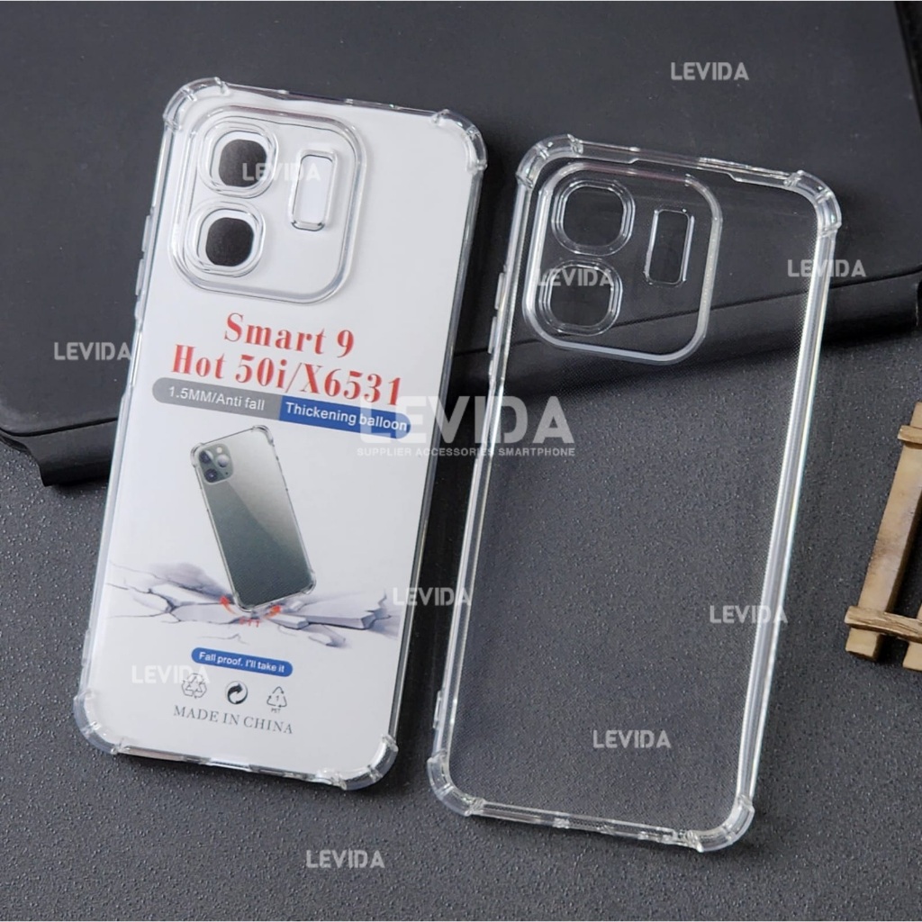 Infinix Hot 50I Infinix Smart 9 Infinix Smart 9 HD Case ถุงลมนิรภัยเคสใส Infinix Hot 50I Infinix Sma