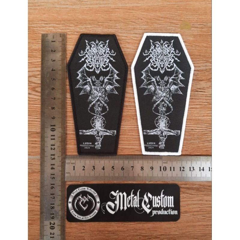 ทอ PATCH SURRENDAR OF DIVINEITY - THAILAND BLACK METAL LICED BY 2024 LUDAH PRODUCTION