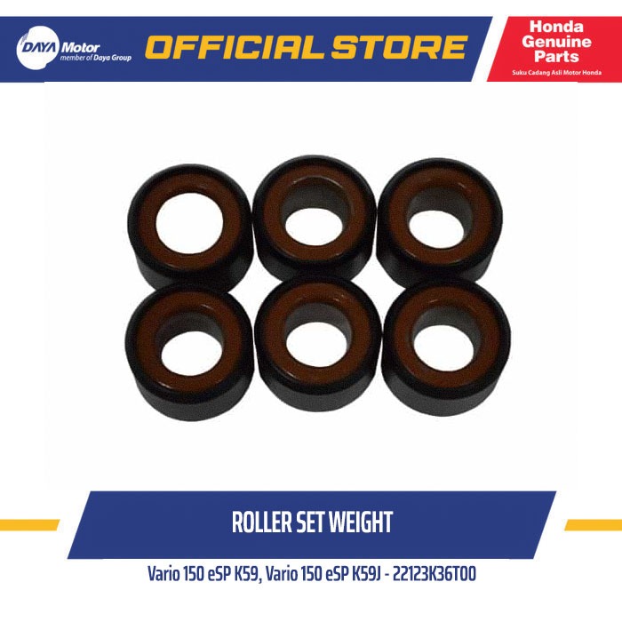 ชุดลูกกลิ้งน้ําหนัก - HONDA Vario 150 eSP K59, Vario 150 eSP K59J 22123K36T00