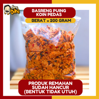 Basreng Koin Pedas Cikruh Kemasan Puing Remahan 200 Gram