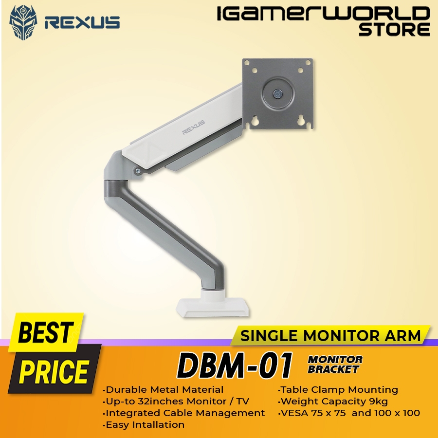 Rexus Monitor Arm Bracket DBM 01 / DBM-01 Stand Monitor Bracket